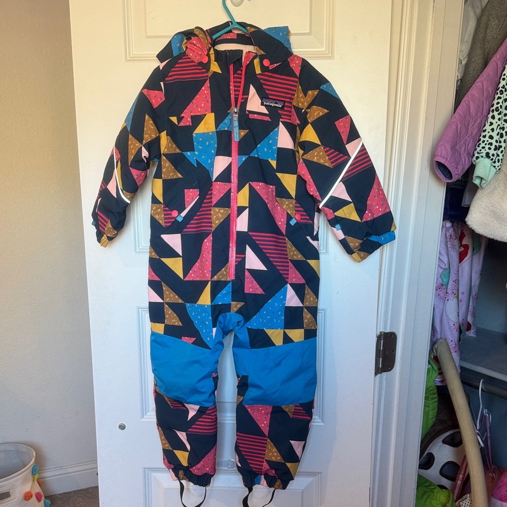 Patagonia Kids Puffer Jacket - Multicolor Geometric